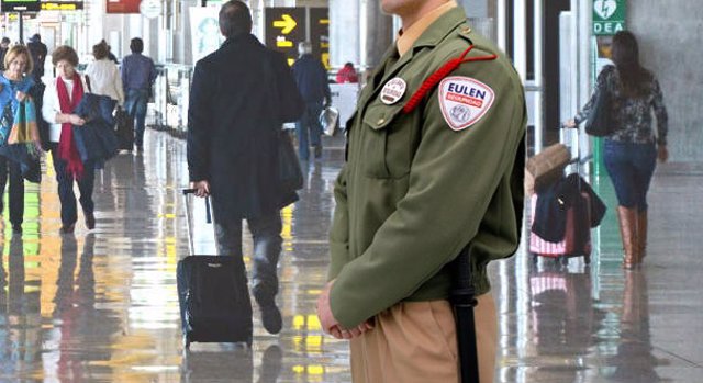 Vigilante de seguridad de Eulen