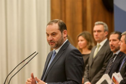 Rueda de prensa de José Luis Ábalos para presentar el proyecto de ley de los Pre