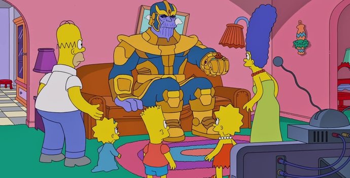 Los Simpson y Thanos