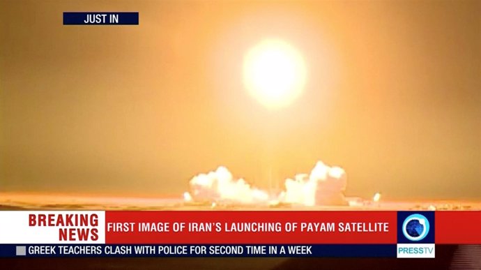 Lanzamiento de un satélite en Irán