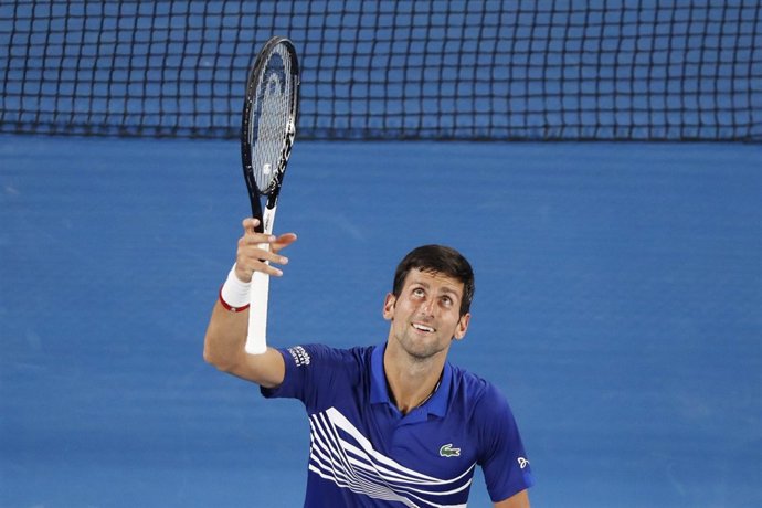 Novak Djokovic en el Abierto de Australia
