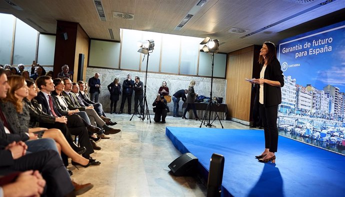 Presentación de los candidatas del PP en Cantabria
