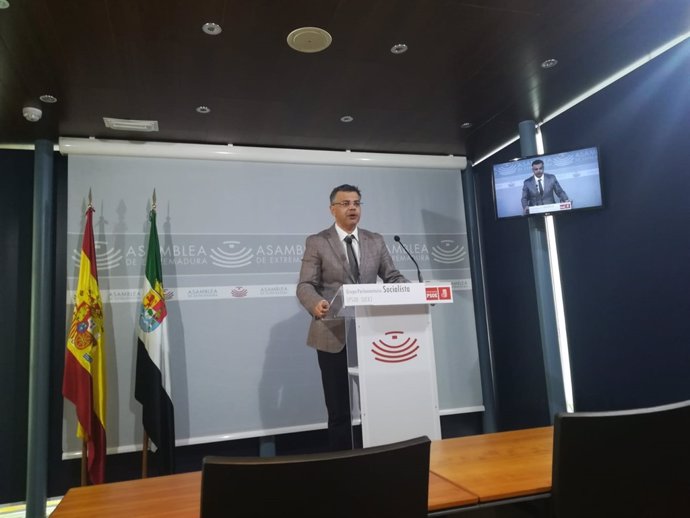 Juan Antonio González, portavoz del PSOE en Extremadura