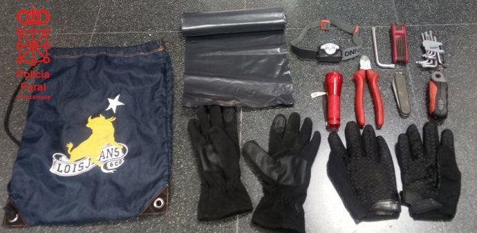 Herramientas intervenidas.