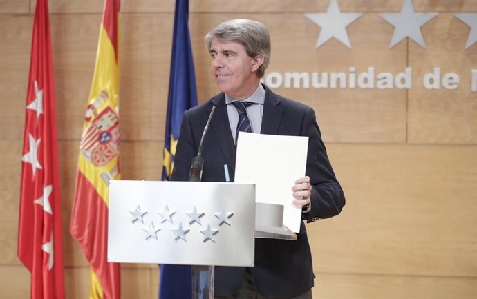 El presidente de la Comunidad de Madrid, Ángel Garrido