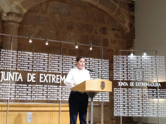 Portavoz de la Junta de Extremadura, Isabel Gil Rosiña