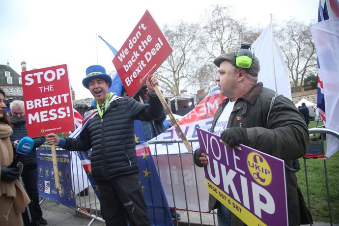 Protestas contra el Brexit en Londres