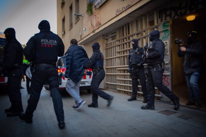 Operació contra el gihadisme al centre de Barcelona