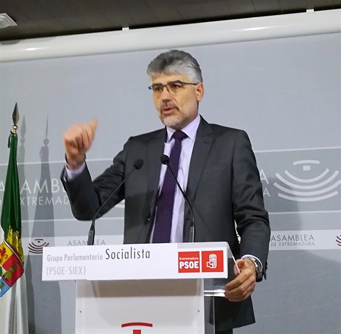 Valentín García en rueda de prensa este martes en Mérida