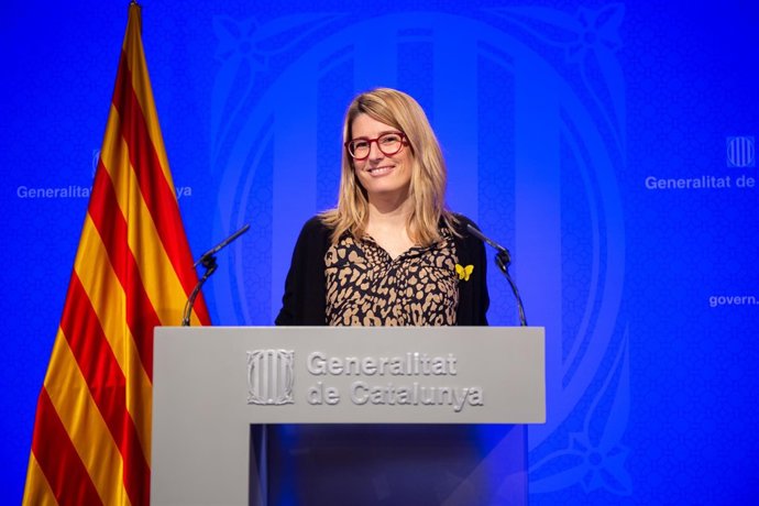 Rueda de prensa en el Palacio de la Generalitat tras el Consejo Ejecutivo