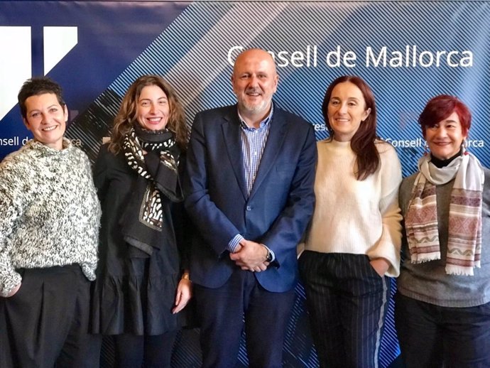 El president del Consell de Mallorca, Miquel Ensenyat i 'Dones que marquen'