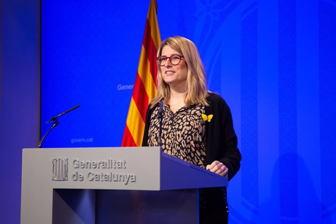 Rueda de prensa en el Palacio de la Generalitat tras el Consejo Ejecutivo