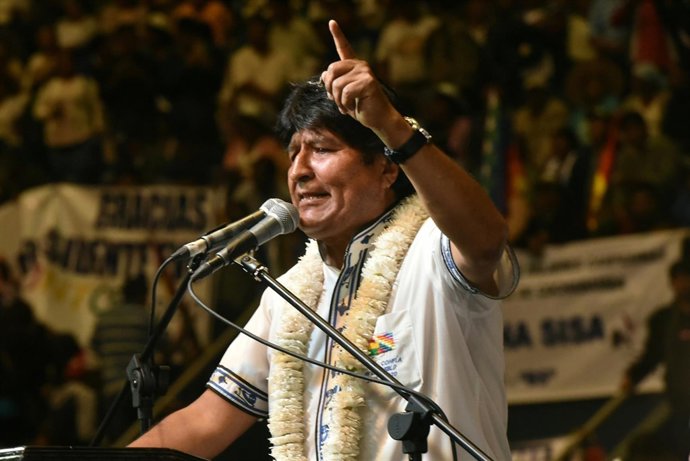 El presidente de Bolivia, Evo Morales