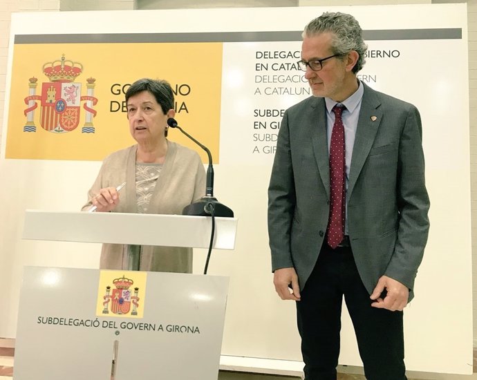 La delegada del Gobierno en Catalunya, Teresa Cunillera, en un acto en Girona