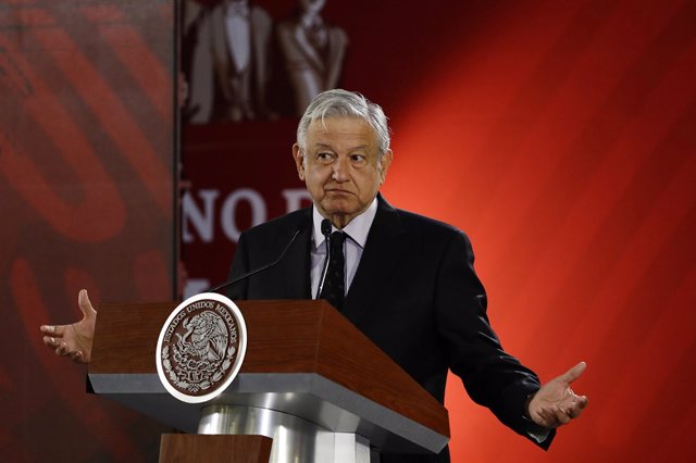 Obrador press conference on gasoline supply in Mexico