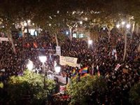 Movilización feminista contra el futuro gobierno andaluz en el Parlamento y las provincias