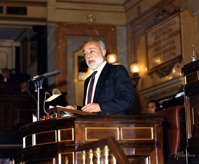 El histórico dirigente del PSOE Eduardo Martín Toval