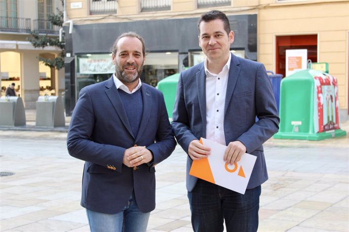 Juan Cassá y Alejandro Carballo Ciudadanos Cs Málaga Ayto Ayuntamiento portavoce