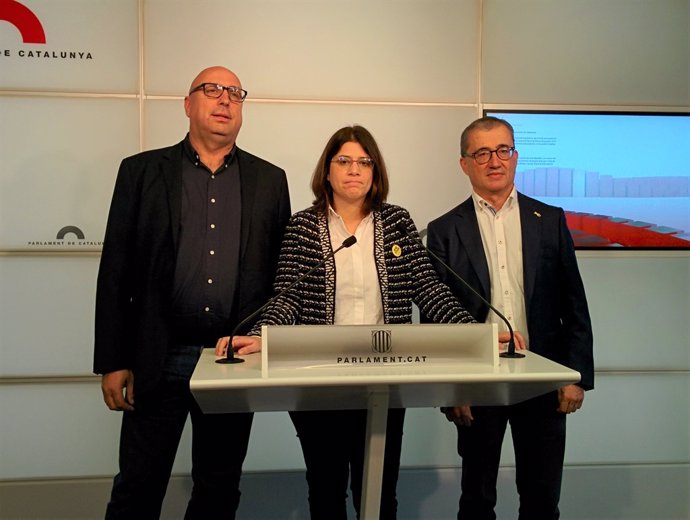 Ferran Roquer, Gemma Geis i Narcís Clara (JxCat)