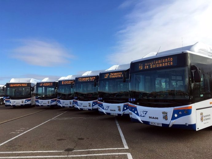 Nuevos autobuses urbanos del Ayuntamiento de Salamanca