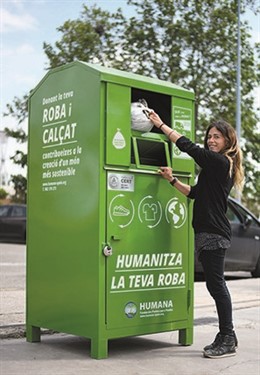 Contenedor de Humana Fundación Pueblo para Pueblo