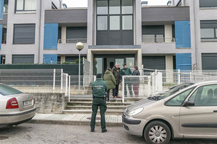 Operativo de la Guardia Civil en Polanco