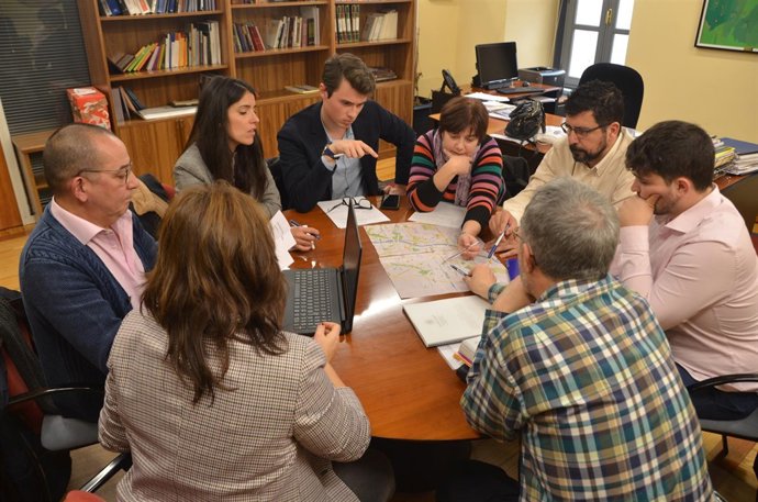Reunión sobre la ludopatía con el concejal de Participación Ciudadana. 16-1-2019