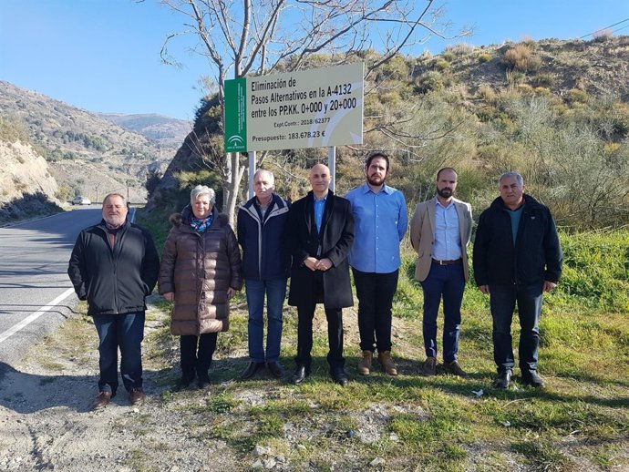 La Junta mejora la seguridad vial en la A-4132 en la Alpujarra