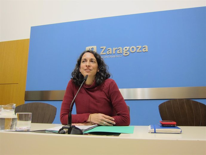 Concejal delegada de la Policía Local del Ayuntamiento de Zaragoza, Elena Giner