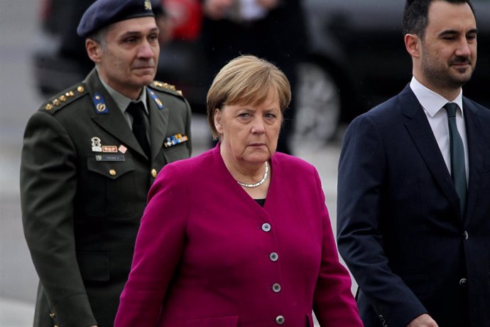 German Chancellor Merkel visits Greece