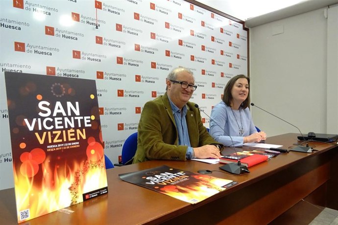 Presentación de los actos de San Vicente 2019 en Huesca