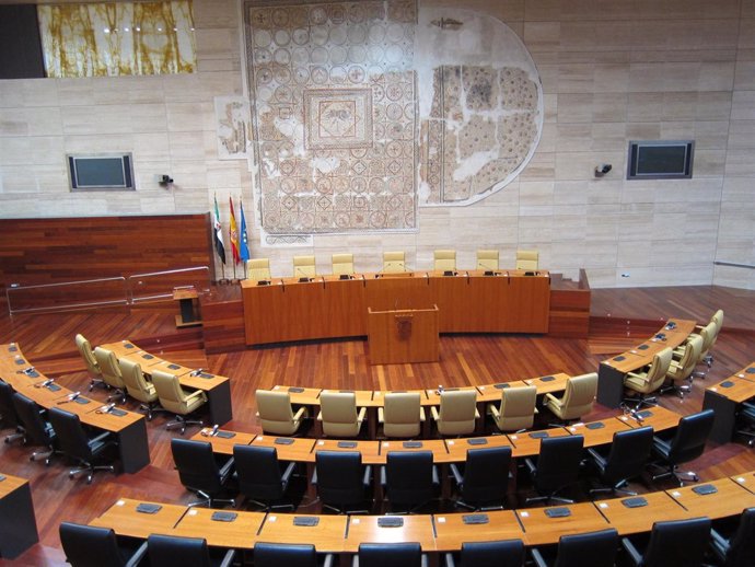 Hemiciclo de la Asamblea de Extremadura 