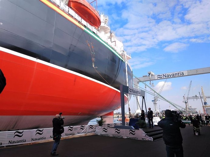 Entrega del tercer petrolero Suezmax en los astilleros de Puerto Real