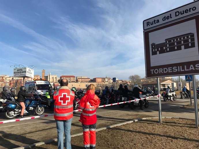 Dispositivo de Cruz Roja en Motauros