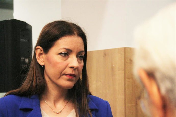 La consejera de Políticas Sociales de la Comunidad de Madrid, Lola Moreno