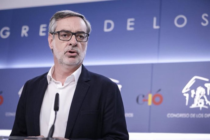 El secretario general de Ciudadanos, José Manuel Villegas, en el Congreso
