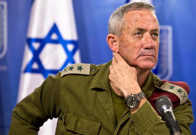 El exjefe del Estado Mayor del Ejército de Israel Benny Gantz