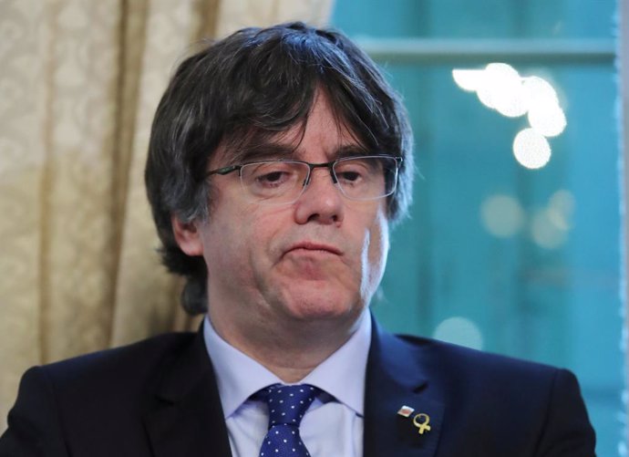 Carles Puigdemont Ofrece Una Rueda De Prensa En Ginebra