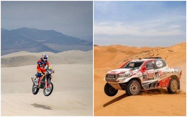 Toby Price y Nasser Al-Attiyah, ganadores del Dakar 2019