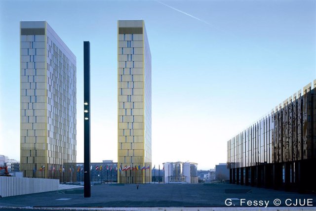 Una Imagen Del Tribunal De Justicia De La UE En Luxemburgo