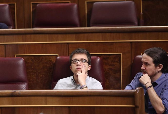 Íñigo Errejón y Pablo Iglesias, de Podemos 