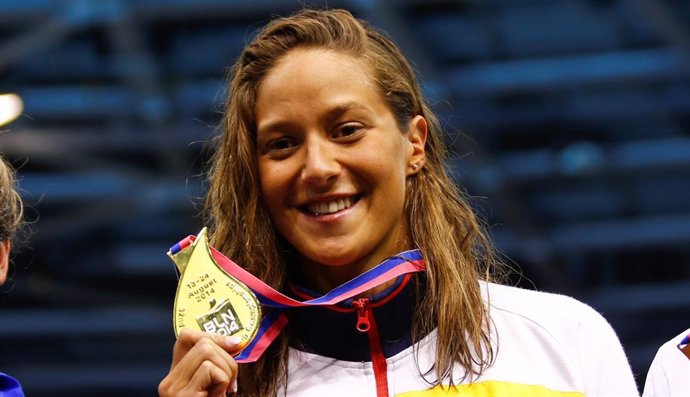 La nadadora española Duane da Rocha, campeona de Europa en 2014