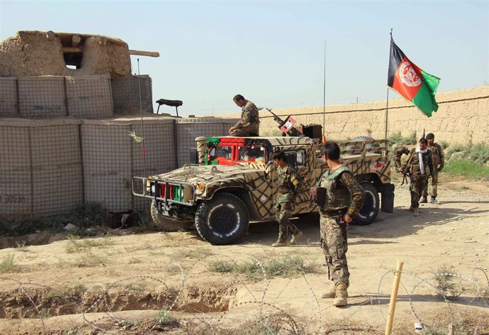 Soldados afganos en Kunduz
