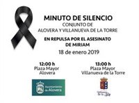 Villanueva y Alovera guardan este viernes un minuto de silencio y decretan tres días de luto