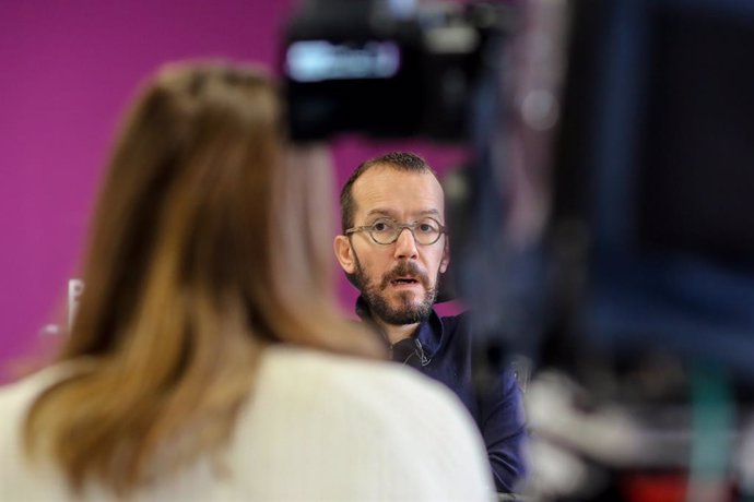 Entrevista d'Europa Press al secretari d'Organització de Podem, Pablo Tiren