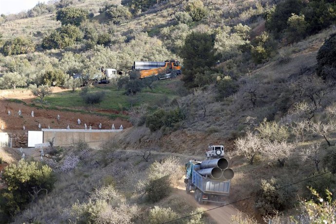 Operativo de rescate de Julen en Totalán acceso vertical