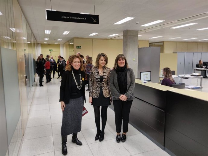 Ester Capella, Lídia Ureña y Núria Marín
