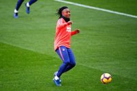 El Atlético entrena sin los tocados Gelson y Kalinic