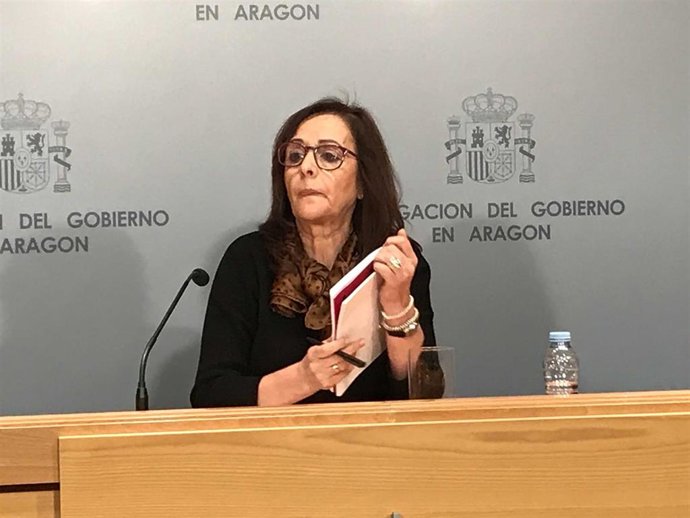 La delegada del Gobierno en Aragón, Carmen Sánchez.