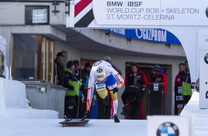 Ander Mirambell, piloto español de skeleton